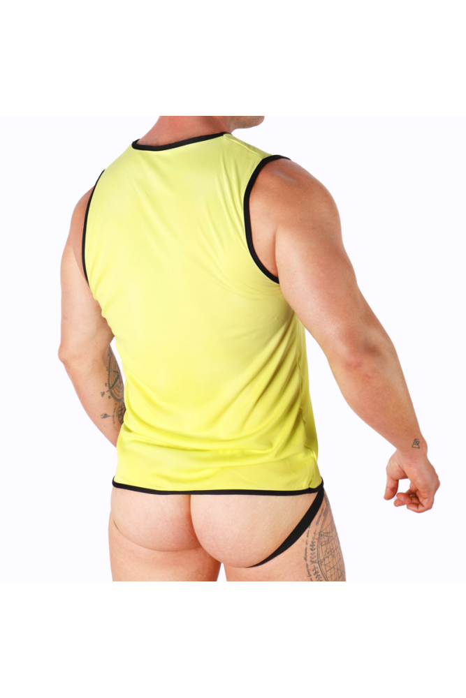 MACHO - T-SHIRT GIALLA L/XL