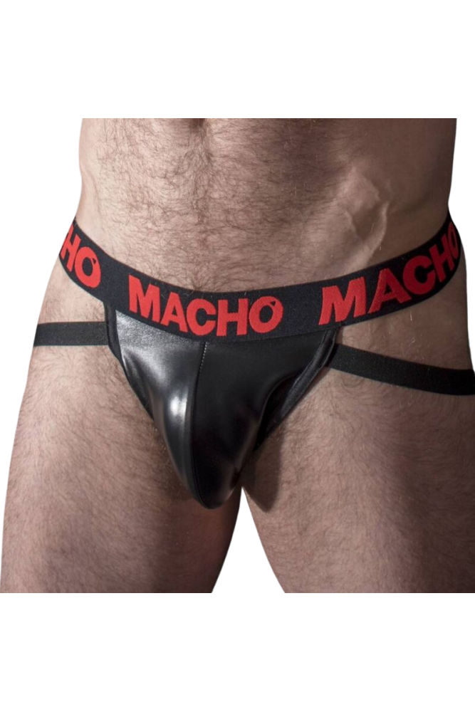 MACHO - MX25RC JOCK ROSSO PELLE M