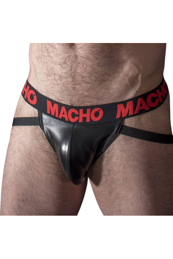 MACHO - MX25RC JOCK ROSSO PELLE L
