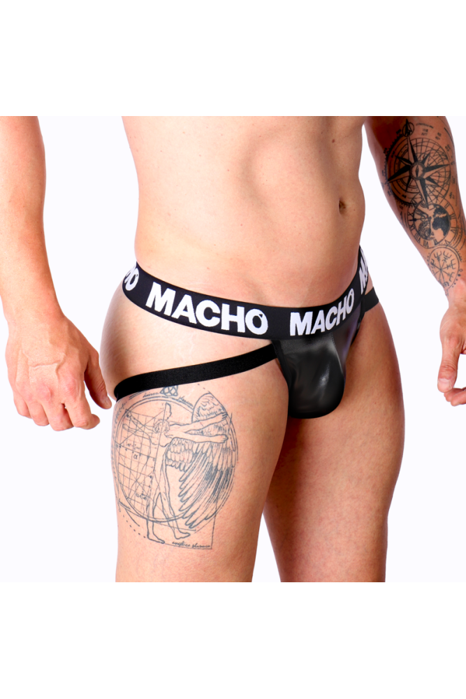 MACHO - MX25NC JOCK NERO PELLE XL