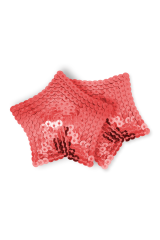 OHMAMA FETISH - COPRI CAPEZZOLI A STELLA CON PAILLETTES ROSSE