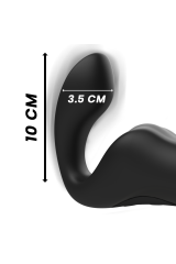 IBIZA - VIBRATORE SENZA CINGHIA CON TELECOMANDO UP & DOWN