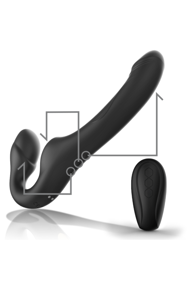 IBIZA - VIBRATORE SENZA CINGHIE CON PULSANTE DEL TELECOMANDO