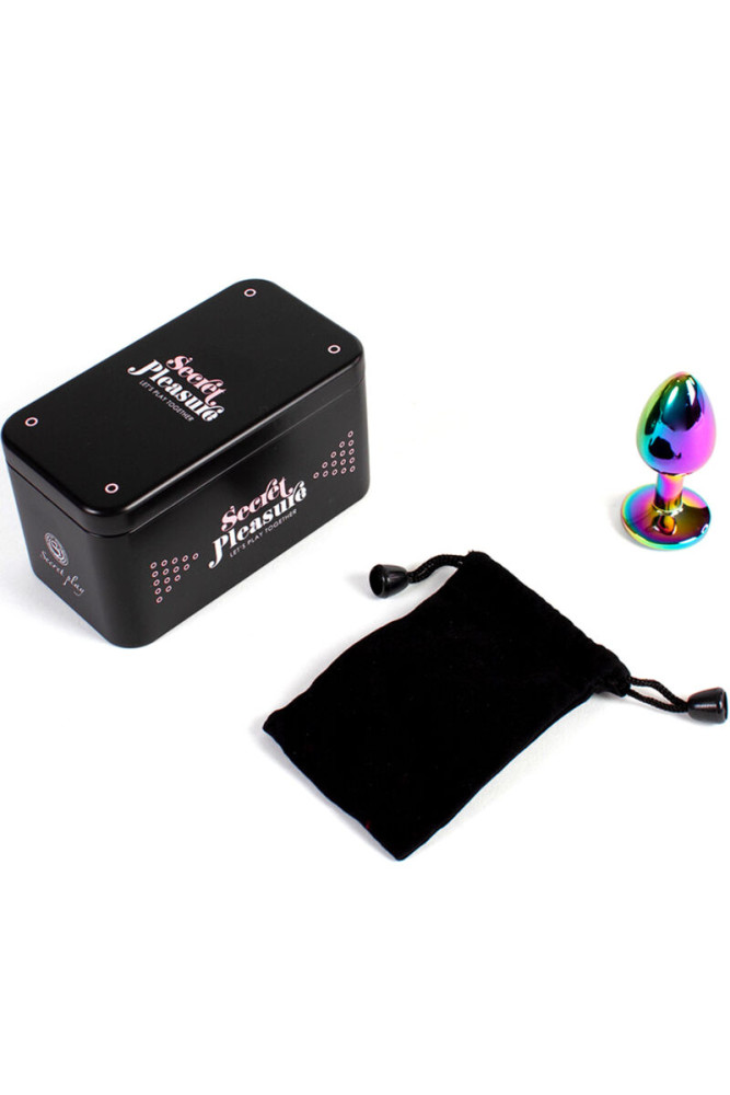 SECRETPLAY - TAPPO IN METALLO RAINBOW TAGLIA PICCOLA 7 CM