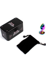 SECRETPLAY - TAPPO IN METALLO RAINBOW TAGLIA PICCOLA 7 CM