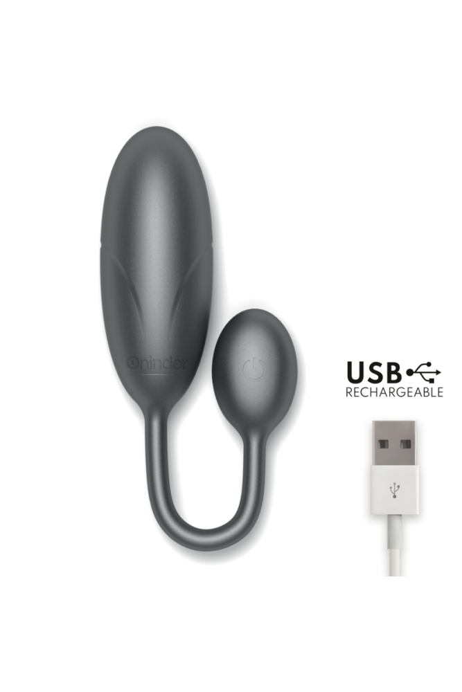 ONINDER - UOVO VIBRANTE DENVER NERO 7 X 2