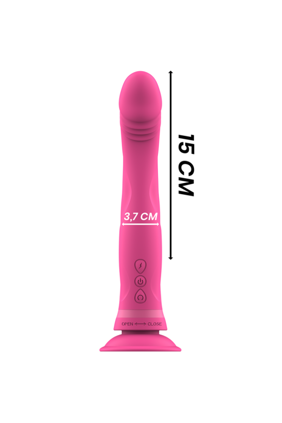 INTENSE - DILDO VIBRATORE IN SILICONE ROSA MICHELANGELO