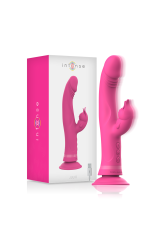 INTENSE - VIBRATORE JULIO RABBIT IN SILICONE ROSA