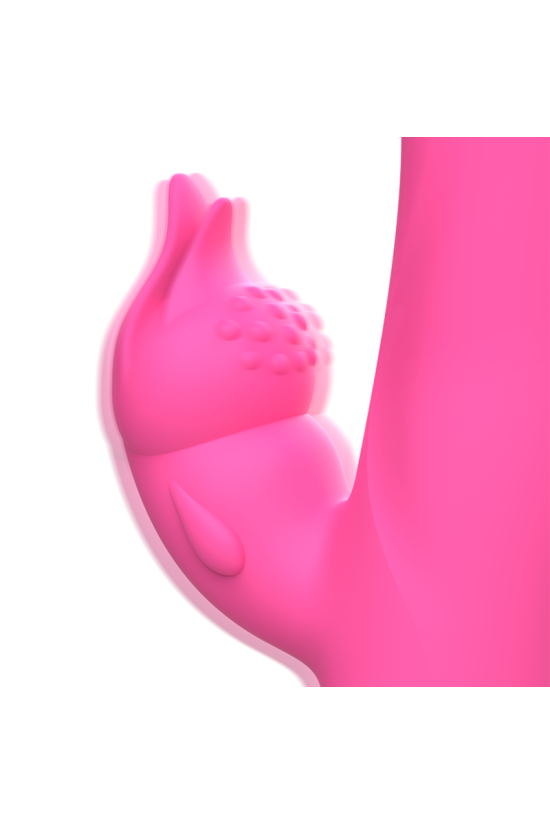 INTENSE - VIBRATORE JULIO RABBIT IN SILICONE ROSA