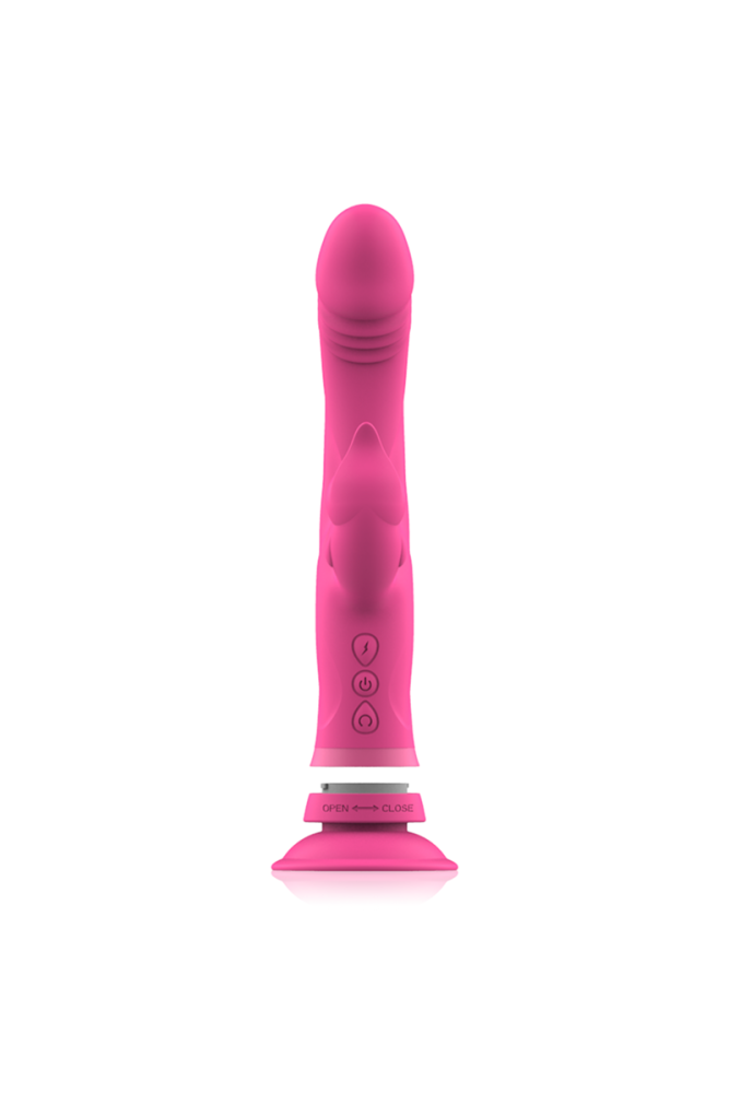 INTENSE - VIBRATORE JULIO RABBIT IN SILICONE ROSA