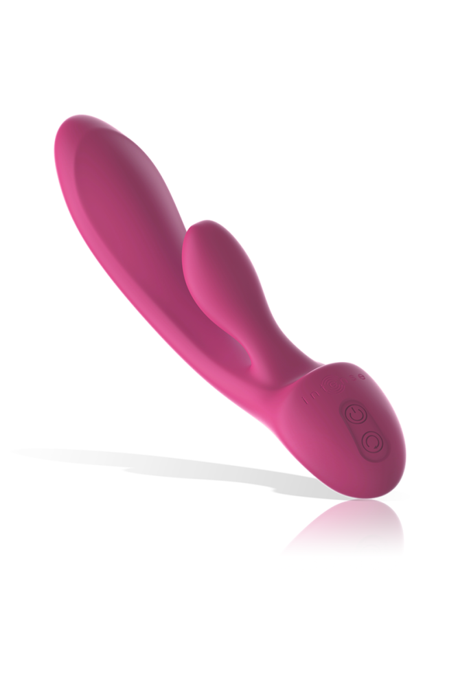 INTENSE - VIBRATORE LUIGI RABBIT SILICONE LIQUIDO ROSA
