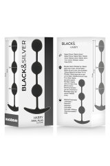 BLACK&SILVER - ROSARIO ANALE HARRY 3 SFERE IN SILICONE 14 CM