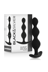 BLACK&SILVER - CATENA PER SFERE ANALI RUPERT 10 CM