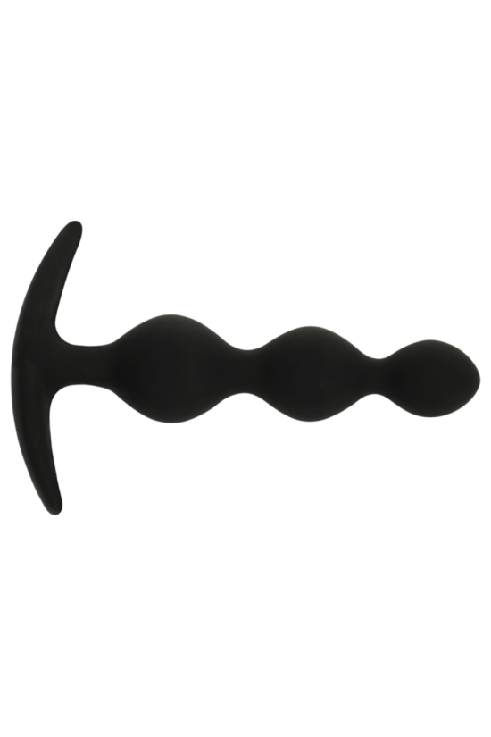 BLACK&SILVER - CATENA PER SFERE ANALI RUPERT 10 CM