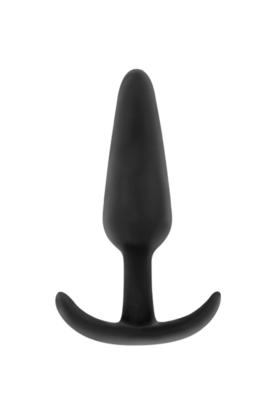 BLACK&SILVER - PLUG ANALE IN SILICONE HANSEL CON MANIGLIA PICCOLO