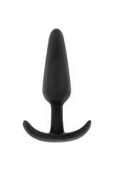 BLACK&SILVER - PLUG ANALE IN SILICONE HANSEL CON MANIGLIA PICCOLO