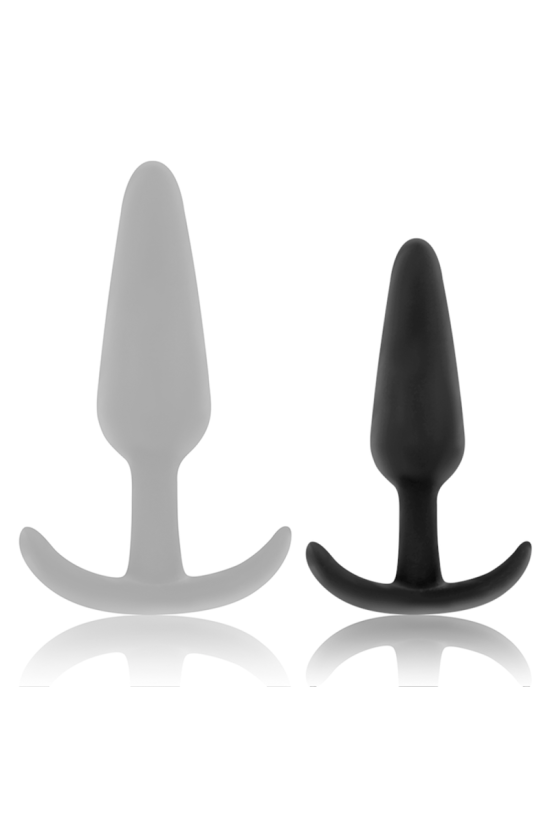 BLACK&SILVER - PLUG ANALE IN SILICONE HANSEL CON MANIGLIA PICCOLO