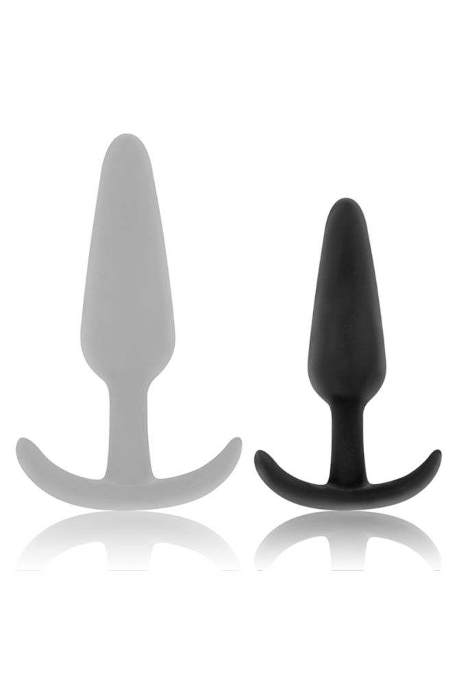 BLACK&SILVER - PLUG ANALE IN SILICONE HANSEL CON MANIGLIA PICCOLO