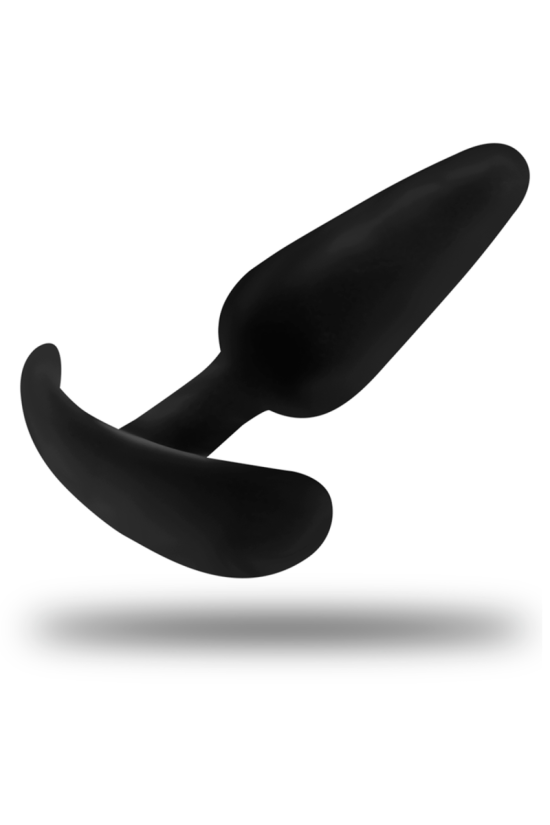 BLACK&SILVER - PLUG ANALE IN SILICONE HANSEL CON MANIGLIA PICCOLO