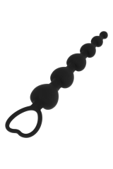 BLACK&SILVER - MILA ANALE CATENA DI CUORI 18 CM