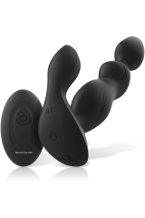BLACK&SILVER - TELECOMANDO IN SILICONE PLUG ANALE CORA