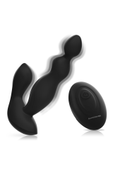 BLACK&SILVER - TELECOMANDO IN SILICONE PLUG ANALE CORA