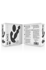 BLACK&SILVER - TELECOMANDO IN SILICONE PLUG ANALE CORA