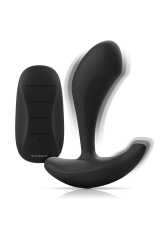 BLACK&SILVER - TELECOMANDO IN SILICONE PLUG ANALE DWAYNE