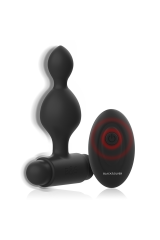 BLACK&SILVER - TELECOMANDO TELECOMANDO CON PLUG ANALE IN SILICONE PICCOLO TUCKER