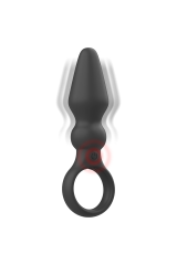 BLACK&SILVER - POTENTE PLUG ANALE IN SILICONE OZZY