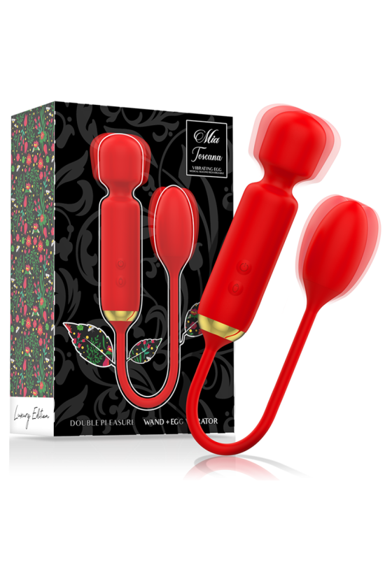 MIA - BACCHETTA TOSCANA DOPPIO PIACERE + UOVO VIBRANTE