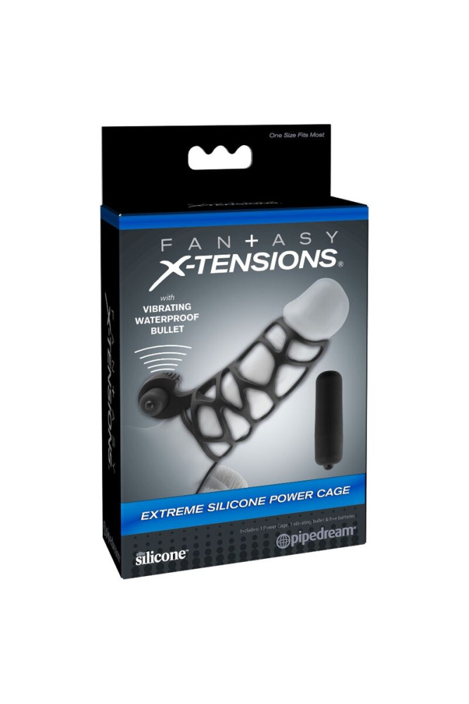 FANTASY X- TENSIONS - POWER CAGE IN SILICONE ESTREMO