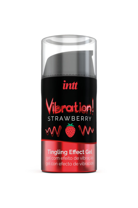 INTT - POTENTE GEL VIBRANTE LIQUIDO STIMOLANTE INTIMO FRAGOLA 15 ML