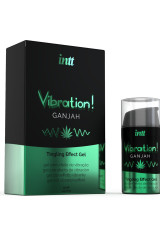 INTT - POTENTE GEL LIQUIDO VIBRANTE STIMOLANTE INTIMO CANNABIS 15ML
