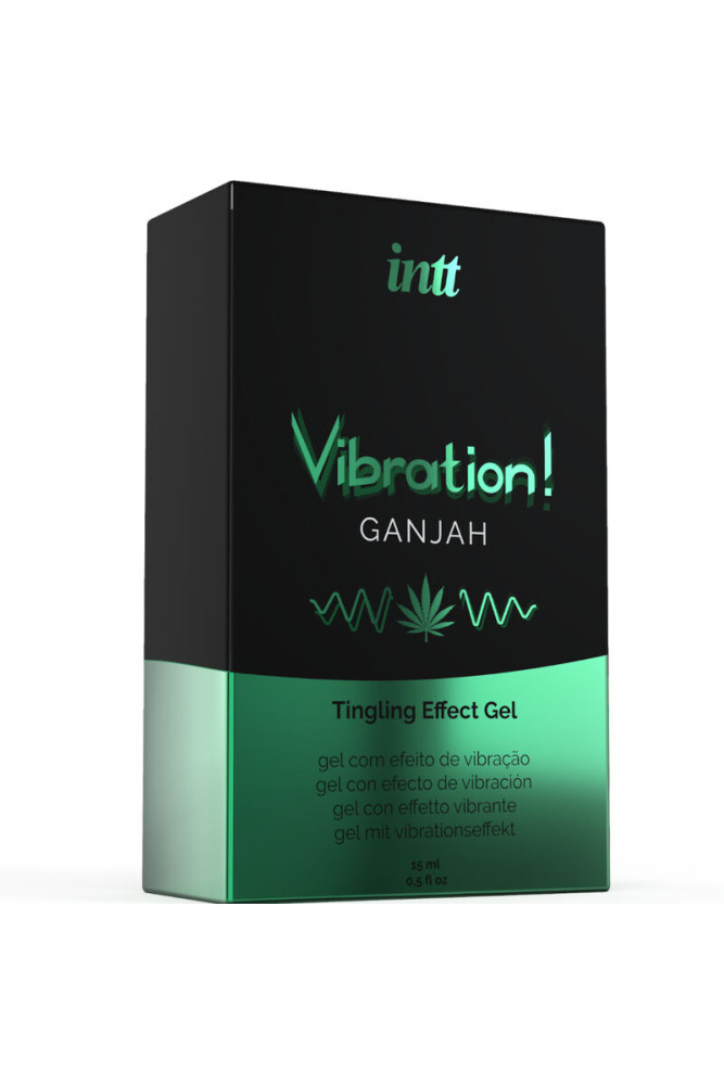INTT - POTENTE GEL LIQUIDO VIBRANTE STIMOLANTE INTIMO CANNABIS 15ML