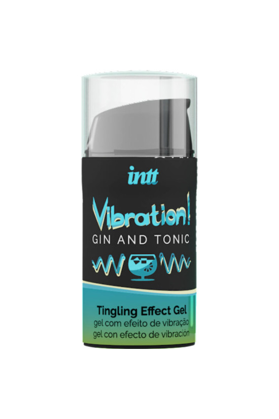 INTT - POTENTE GEL LIQUIDO VIBRATORE STIMOLANTE INTIMO GIN & TONICO 15ML