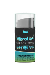 INTT - POTENTE GEL LIQUIDO VIBRATORE STIMOLANTE INTIMO GIN & TONICO 15ML
