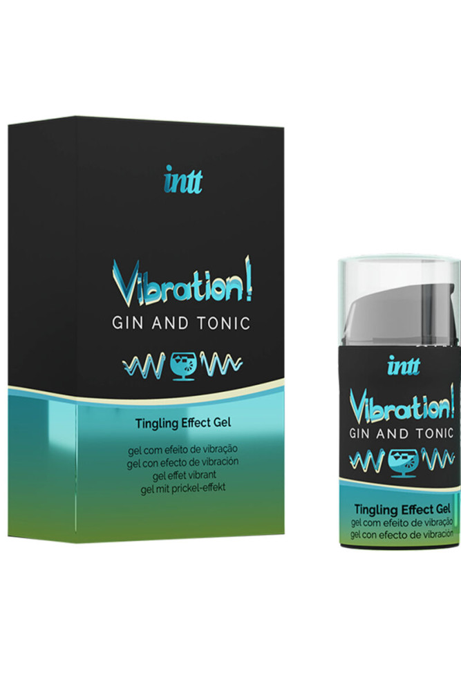 INTT - POTENTE GEL LIQUIDO VIBRATORE STIMOLANTE INTIMO GIN & TONICO 15ML