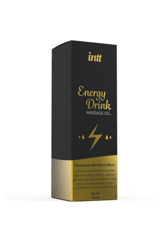 INTT MASSAGE & ORAL SEX - GEL DA MASSAGGIO CON BEVANDA ENERGETICA AROMATIZZATA ED EFFETTO RISCALDANTE