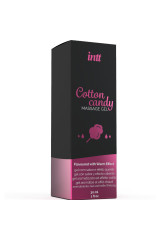 INTT MASSAGE & ORAL SEX - GEL DA MASSAGGIO AL GUSTO DI CANDY COTONE CON EFFETTO RISCALDANTE