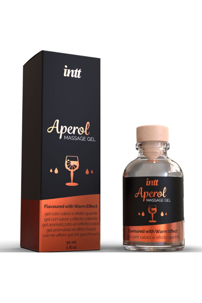 INTT MASSAGE & ORAL SEX - GEL DA MASSAGGIO APEROL EFFETTO CALORE INTENSO