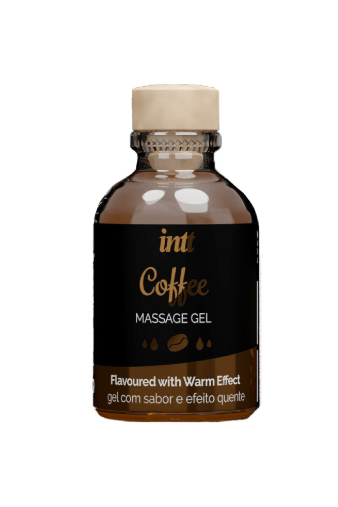 INTT MASSAGE & ORAL SEX - GEL DA MASSAGGIO AL GUSTO DI CAFFÈ EFFETTO CALDO