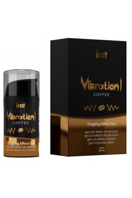 INTT MASSAGE & ORAL SEX - GEL DA MASSAGGIO AL GUSTO DI CAFFÈ EFFETTO CALDO