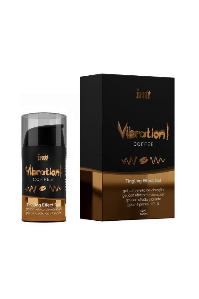 INTT MASSAGE & ORAL SEX - GEL DA MASSAGGIO AL GUSTO DI CAFFÈ EFFETTO CALDO