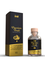 INTT MASSAGE & ORAL SEX - GEL DA MASSAGGIO AL GUSTO DI FRUTTO DELLA PASSIONE CON EFFETTO CALORE
