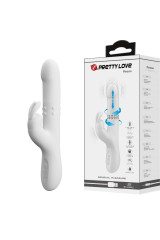 PRETTY LOVE - VIBRATORE REESE CON ROTAZIONE ARGENTO
