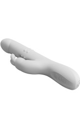 PRETTY LOVE - VIBRATORE REESE CON ROTAZIONE ARGENTO