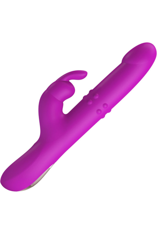 PRETTY LOVE - VIBRATORE REESE CON ROTAZIONE VIOLA