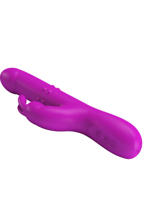PRETTY LOVE - VIBRATORE REESE CON ROTAZIONE VIOLA