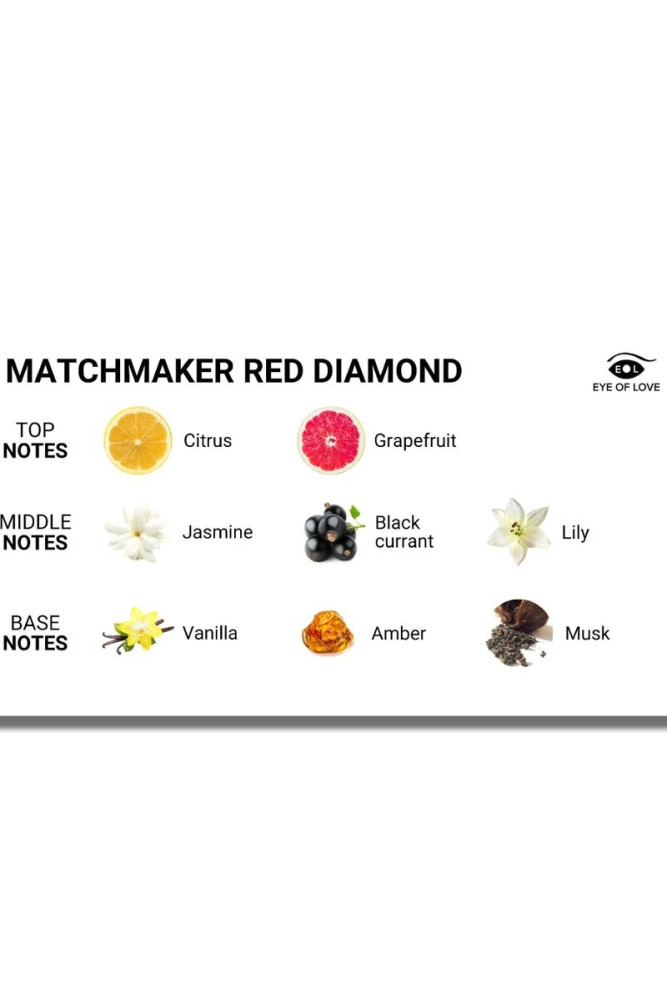 EYE OF LOVE - MATCHMAKER RED DIAMOND LGBTQ PROFUMO AI FEROMONI PER LEI 30 ML